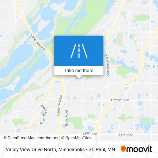 Valley View Drive North map