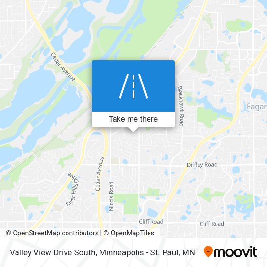 Valley View Drive South map