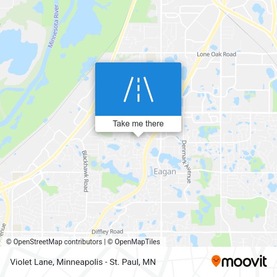 Violet Lane map