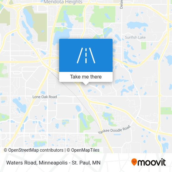 Mapa de Waters Road