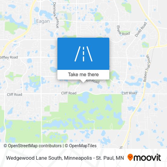 Mapa de Wedgewood Lane South