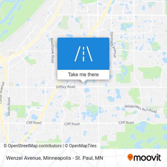 Mapa de Wenzel Avenue