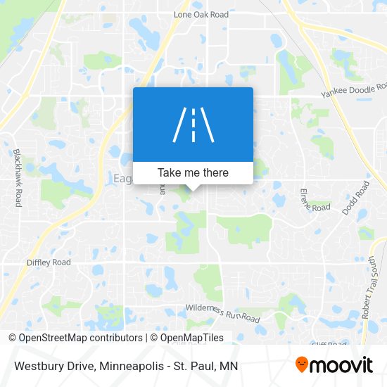 Mapa de Westbury Drive