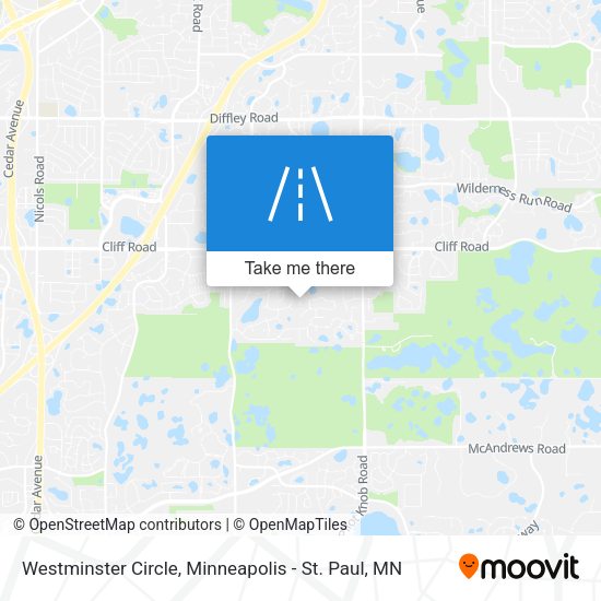 Westminster Circle map