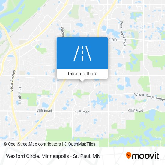 Wexford Circle map