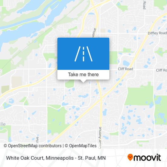 White Oak Court map