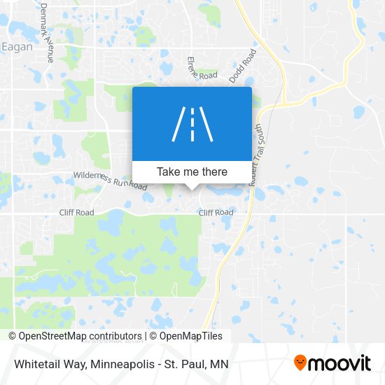 Mapa de Whitetail Way