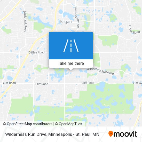 Wilderness Run Drive map