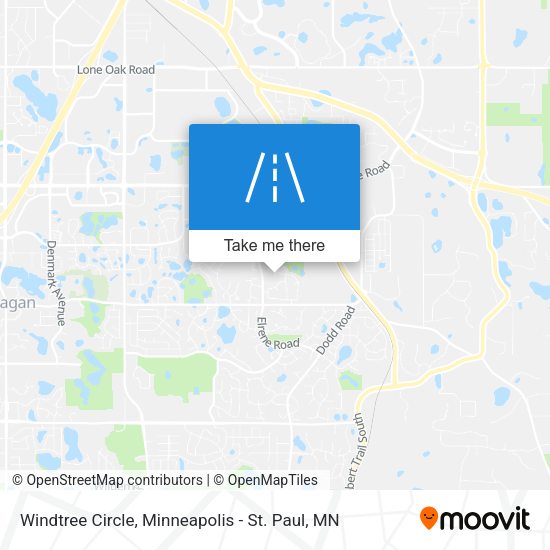 Windtree Circle map