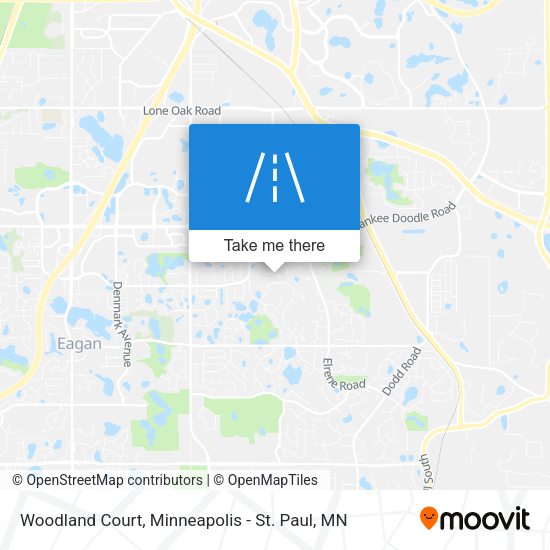 Woodland Court map