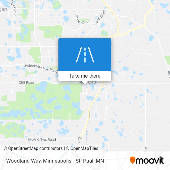 Woodland Way map