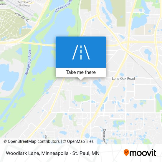 Mapa de Woodlark Lane