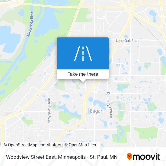 Woodview Street East map
