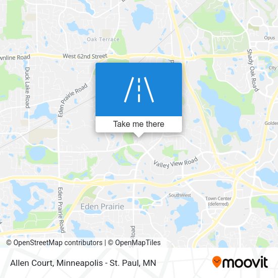 Allen Court map