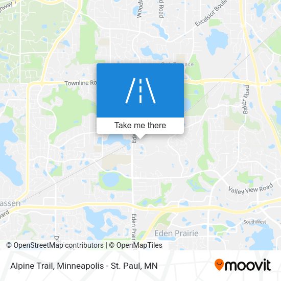Alpine Trail map