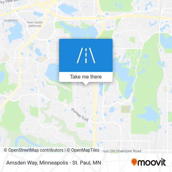 Amsden Way map