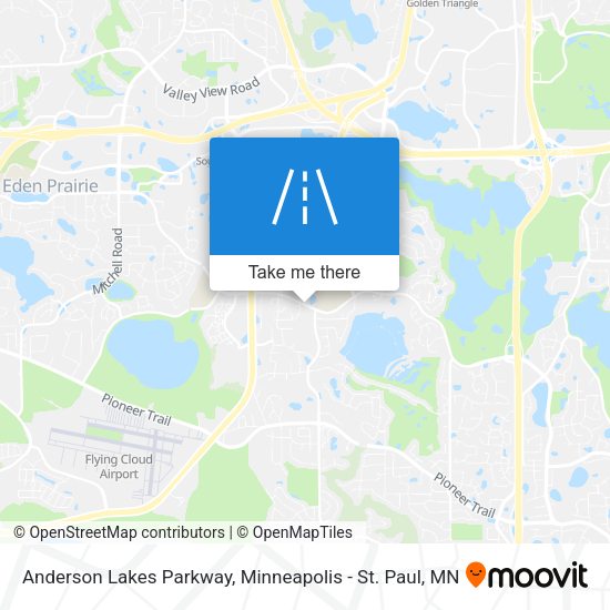 Anderson Lakes Parkway map