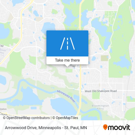 Arrowwood Drive map