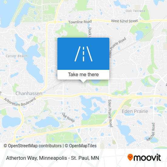 Atherton Way map