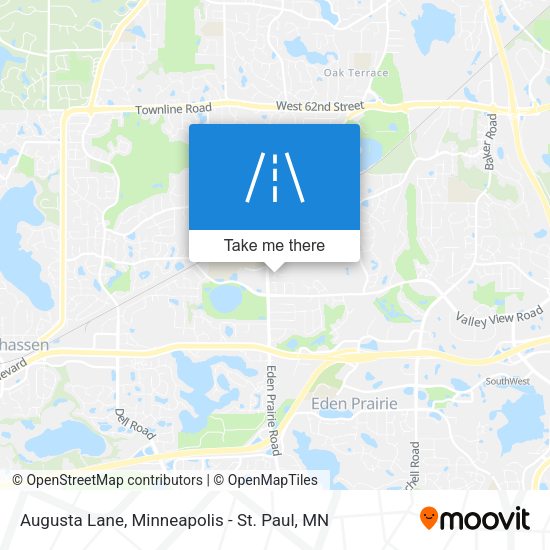 Augusta Lane map