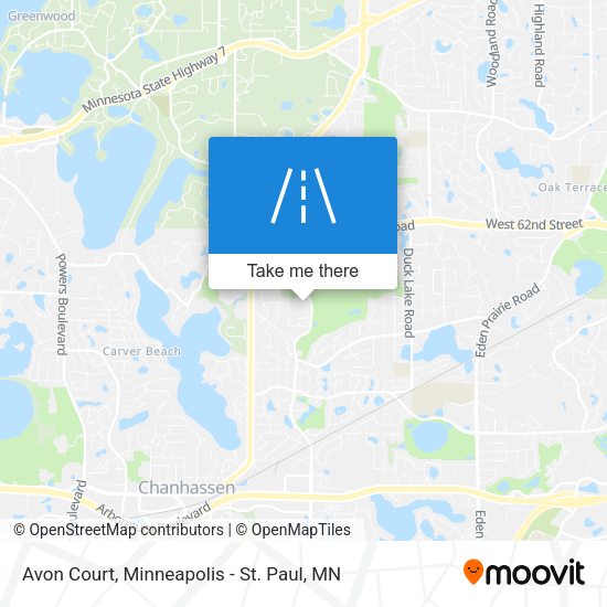 Avon Court map