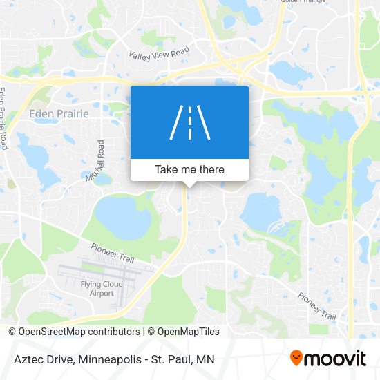 Aztec Drive map