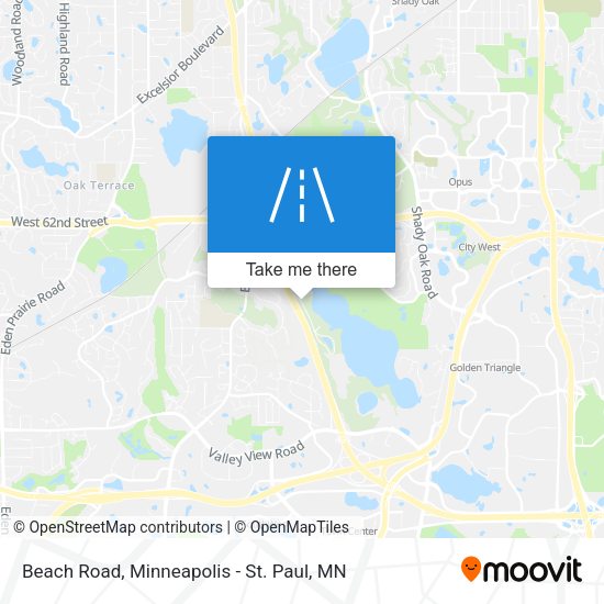 Beach Road map