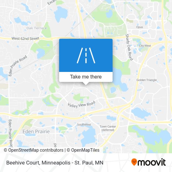 Beehive Court map