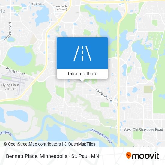Bennett Place map