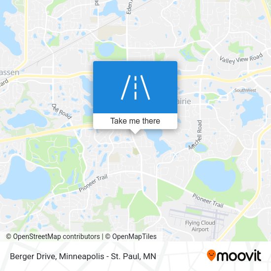 Berger Drive map