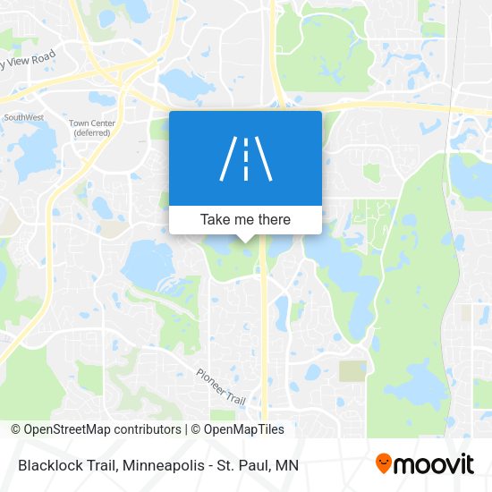 Blacklock Trail map