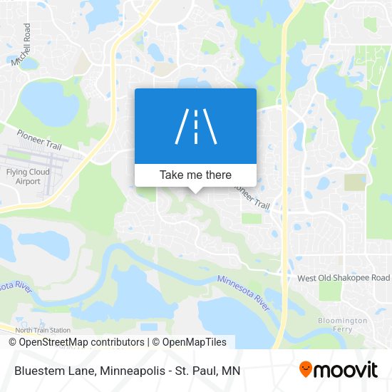 Bluestem Lane map