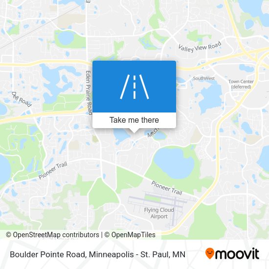 Mapa de Boulder Pointe Road