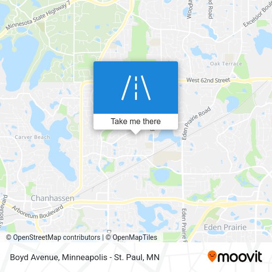 Mapa de Boyd Avenue