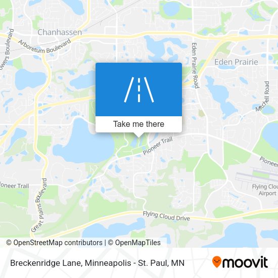 Breckenridge Lane map