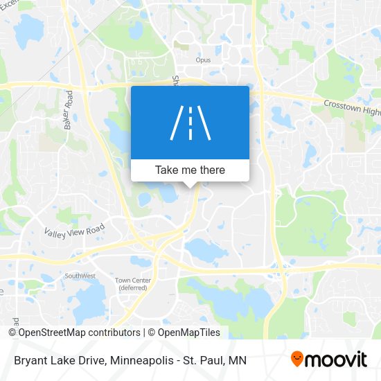 Bryant Lake Drive map