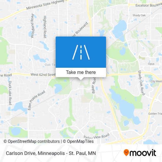 Carlson Drive map