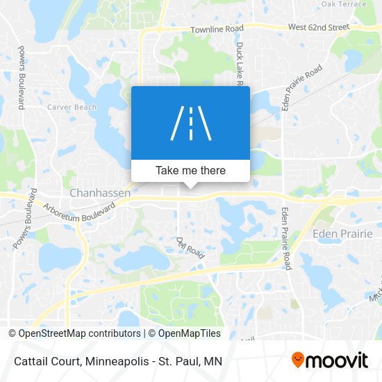 Cattail Court map