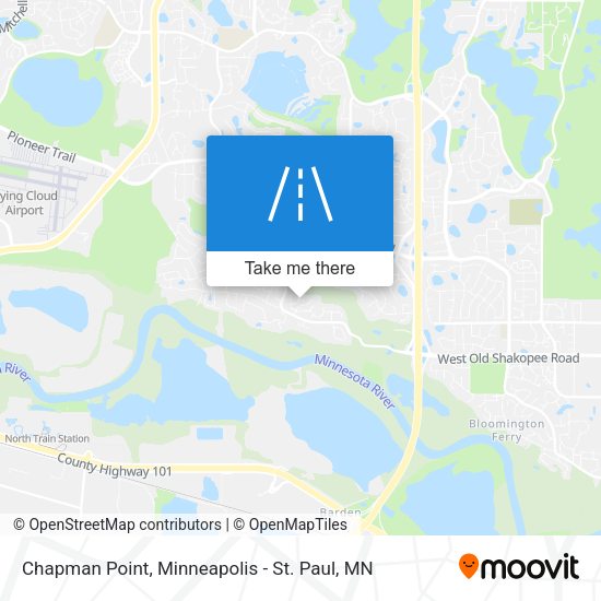 Chapman Point map