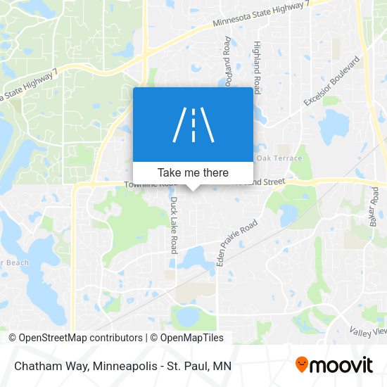 Chatham Way map