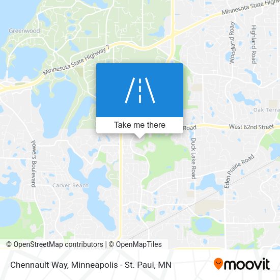 Chennault Way map