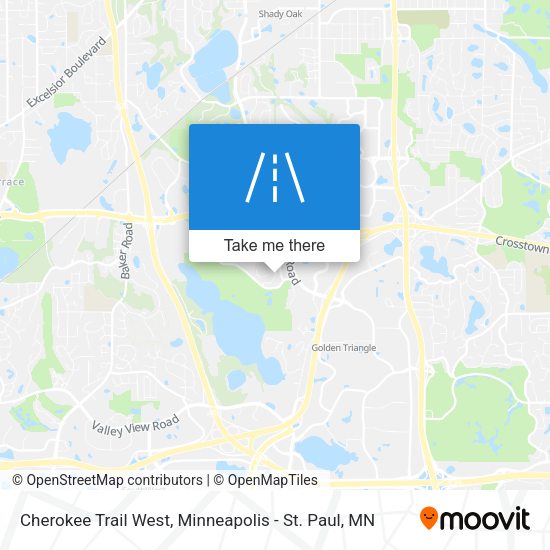 Mapa de Cherokee Trail West