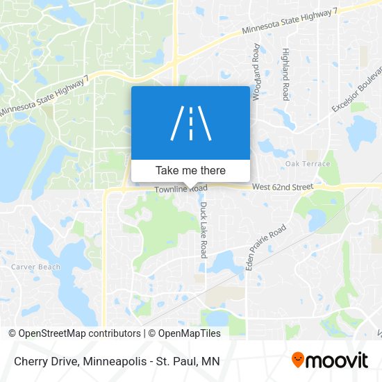 Cherry Drive map