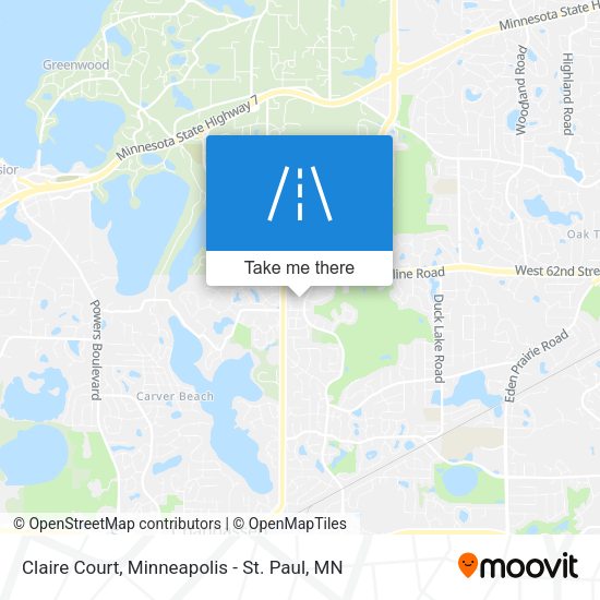 Claire Court map