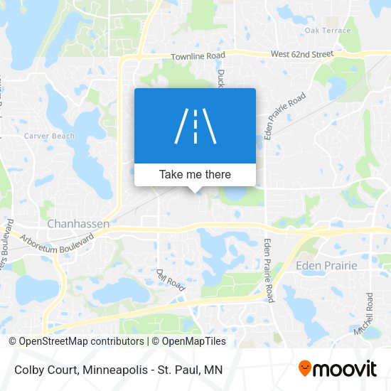 Colby Court map