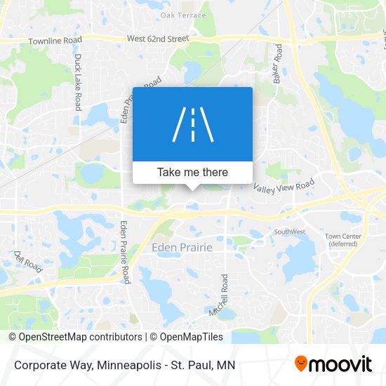 Corporate Way map