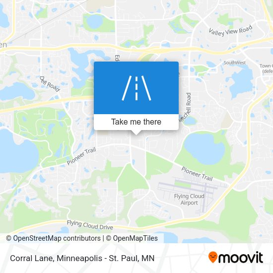 Corral Lane map