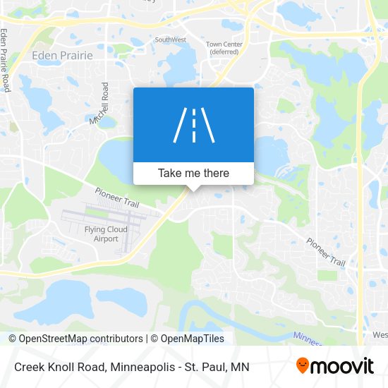 Creek Knoll Road map