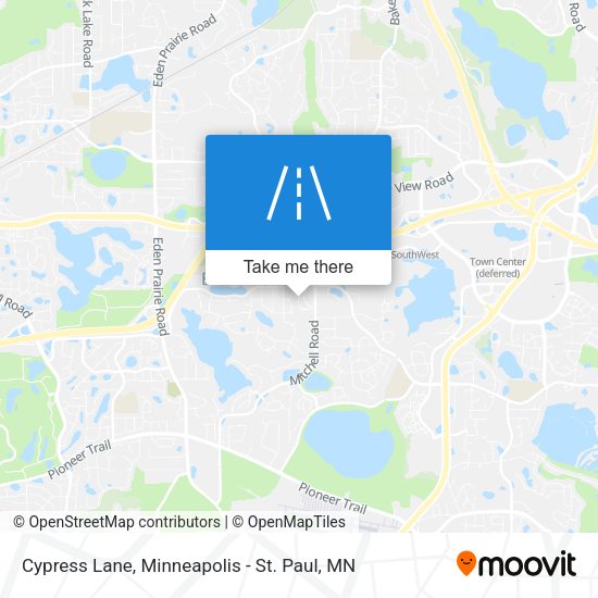 Cypress Lane map