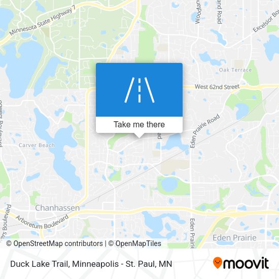 Mapa de Duck Lake Trail